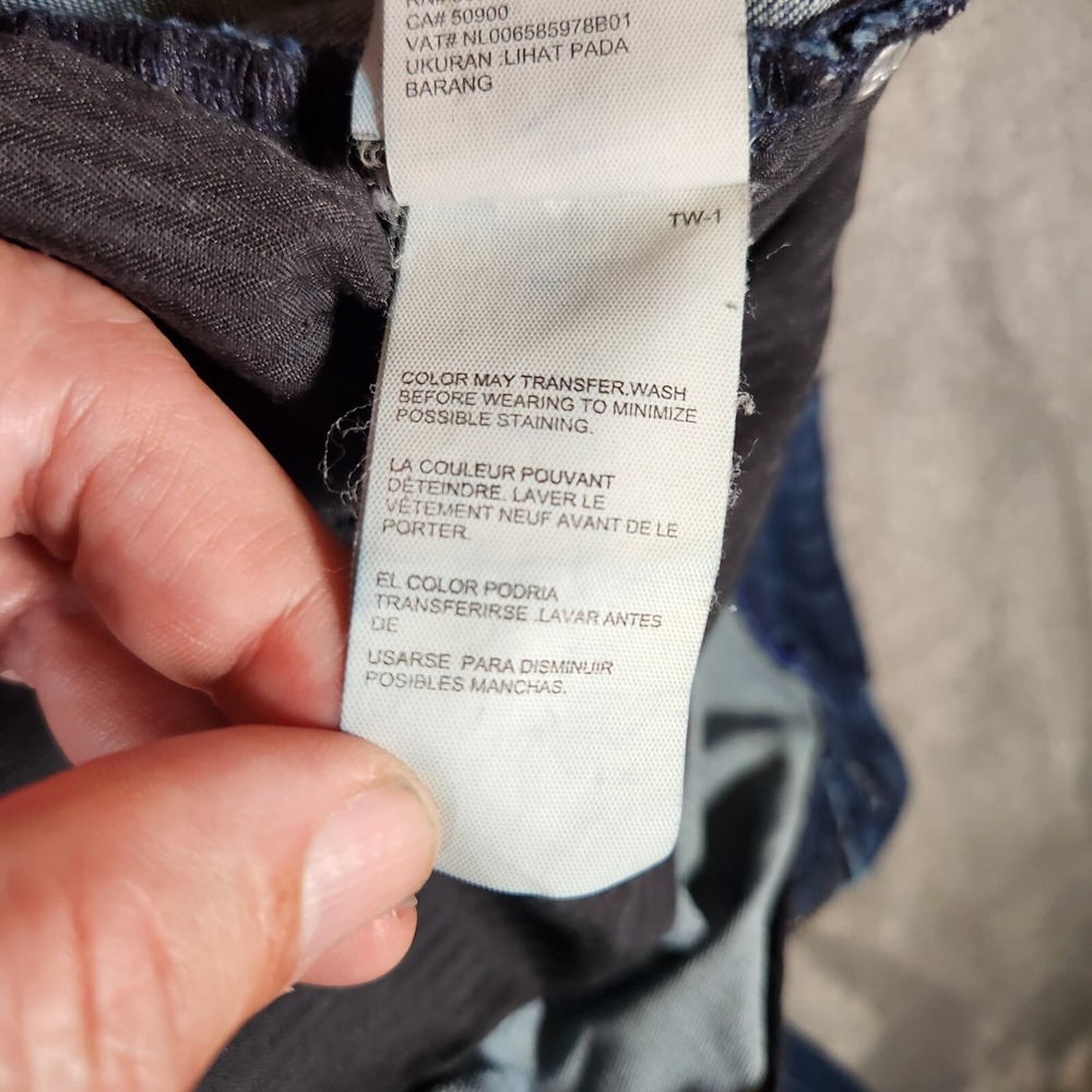 Calvin Klein Jeans Women's 49X29 (Tag 50X30) High-Rise Straight Leg Blue 41AN785 - Picture 13 of 16